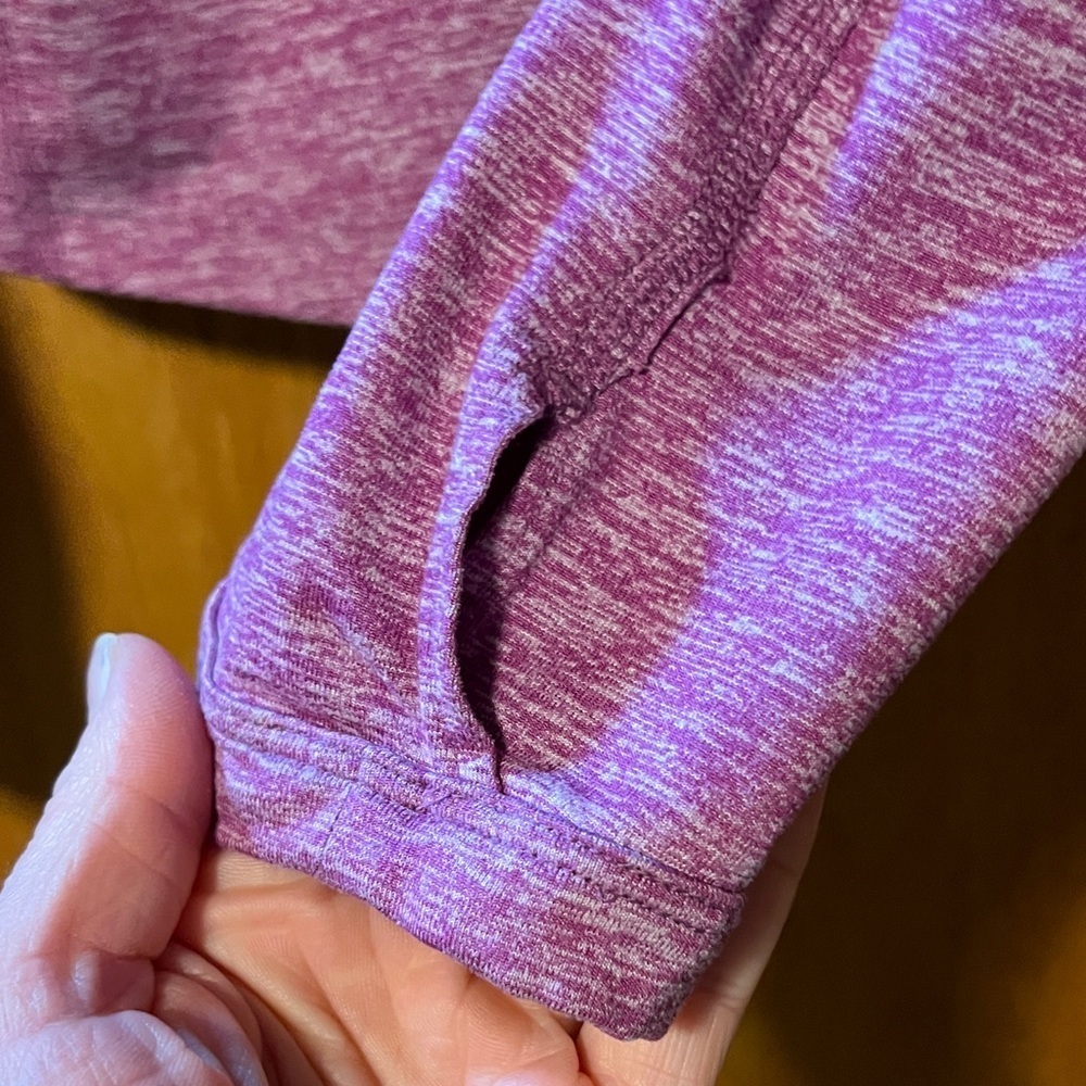 Nike Women's Heathered Purple Long Sleeve Top - Picture 10 of 14